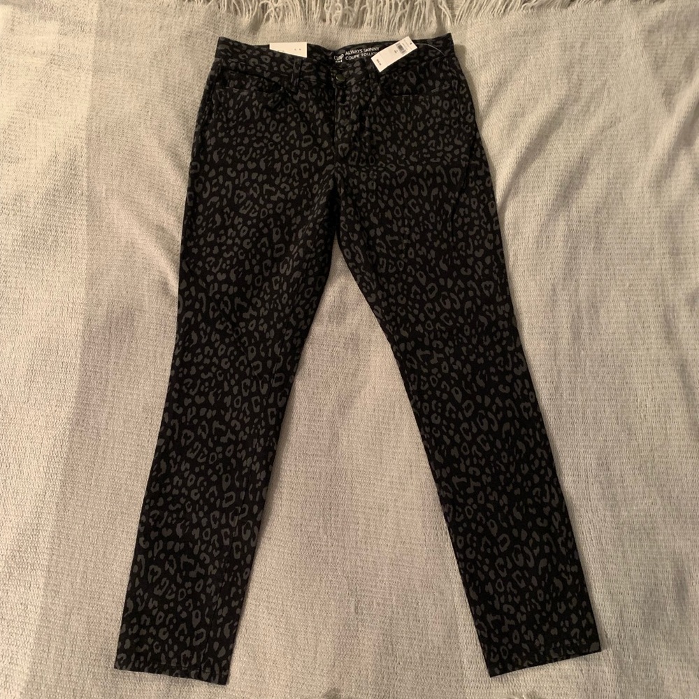 Gap Always Skinny Leopard Print Pants
